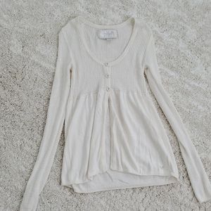 Cream American Eagle light sweater